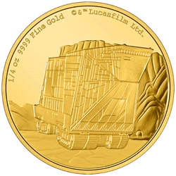 Niue: Star Wars - Sandcrawler 1/4 uncji Złota 2022 Proof