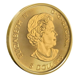 Kanada: Niedźwiedź Polarny 1/10 uncji Złota 2019