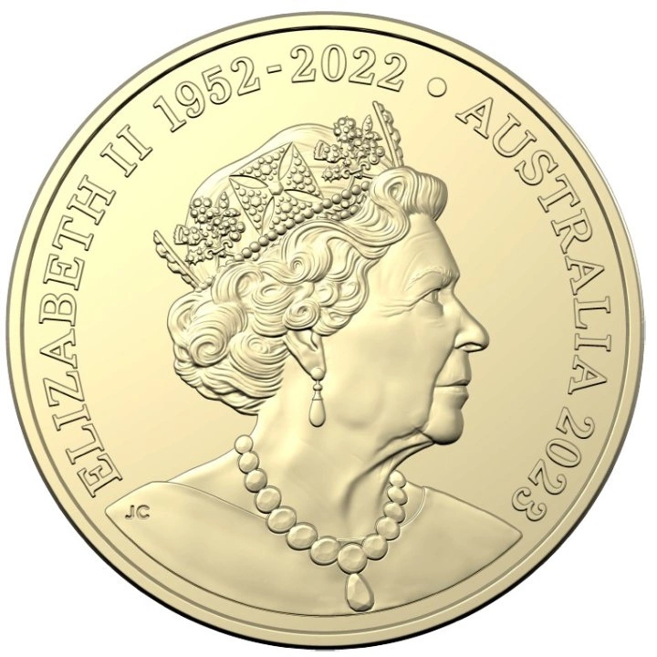 50th Anniversary of the End of Australia's Involvement in the Vietnam War kolorowany $2 Brąz Aluminiowy 2023 "C" Mintmark