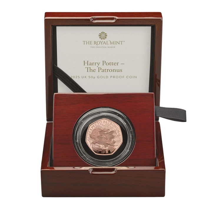 Harry Potter: The Patronus 50p Złoto 2025 Proof