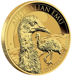 Australijski Emu 1 uncja Złota 2022