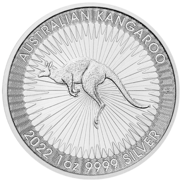 Australijski Kangur 1 uncja Srebra 2022