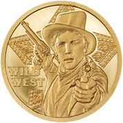 Cook Islands: Legends - Wild West 0,5 grama Złota 2024 Proof