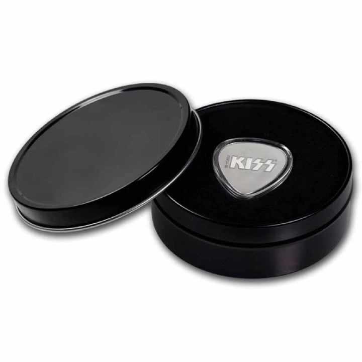 Niue: KISS 50th Anniversary 10 gramów Srebra 2023 Guitar Pick