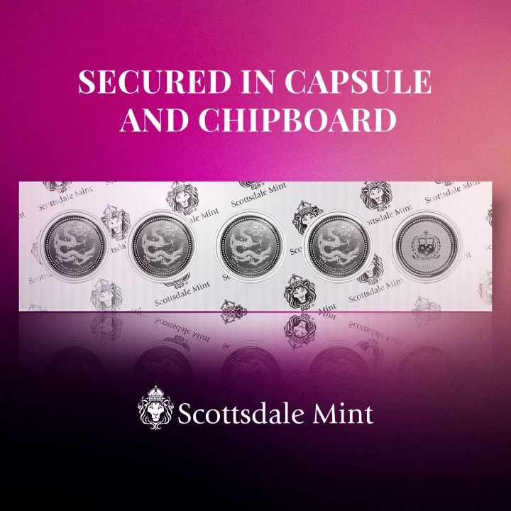 Samoa: Year of the Dragon 2 uncje Srebra 2024 Prooflike