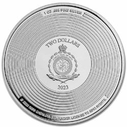 Niue: KISS 50th Anniversary kolorowany 1 uncja Srebra 2023 Proof 