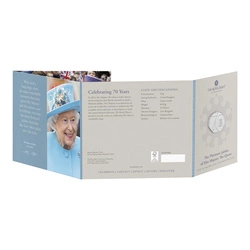 The Platinum Jubilee of Her Majesty The Queen Miedzionikiel 50p 2022