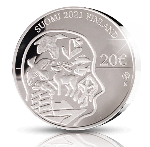 Åland Autonomy - 100 Years 20 Euro Srebro 2021 Proof
