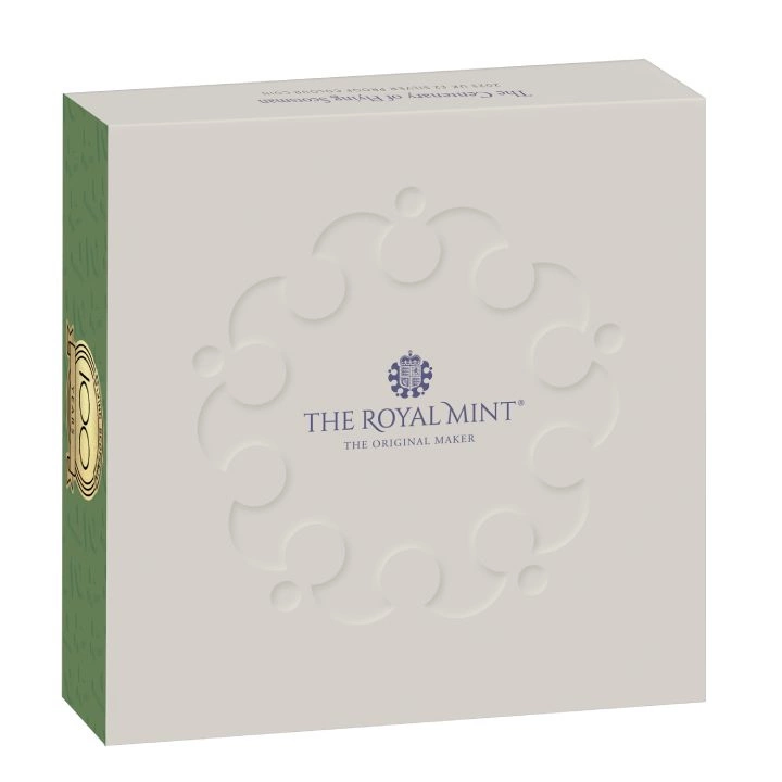 The Centenary of the Flying Scotsman £2 pozłacany, kolorowany Srebro 2023 Proof