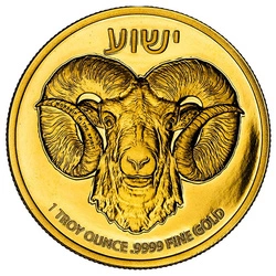 Niue: Ram of Calvary 1 uncja Złota 2023 Proof NGC PF70 Ultra Cameo