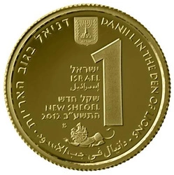 Daniel in the Den of Lions 1 NIS Złoto 2012 Proof