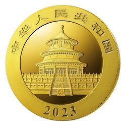 Chińska Panda 8 gramów Złota 2023