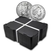Oryginalny masterbox Britannia i The Queen's Beasts 1 uncja Srebra