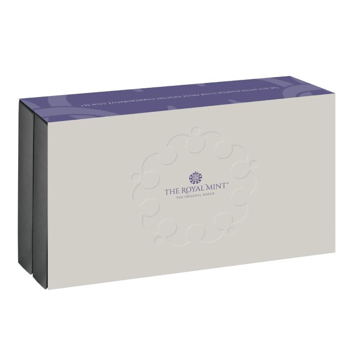 Zestaw 5 srebrnych monet Wielka Brytania 2024 Proof Piedfort Commemorative Coin