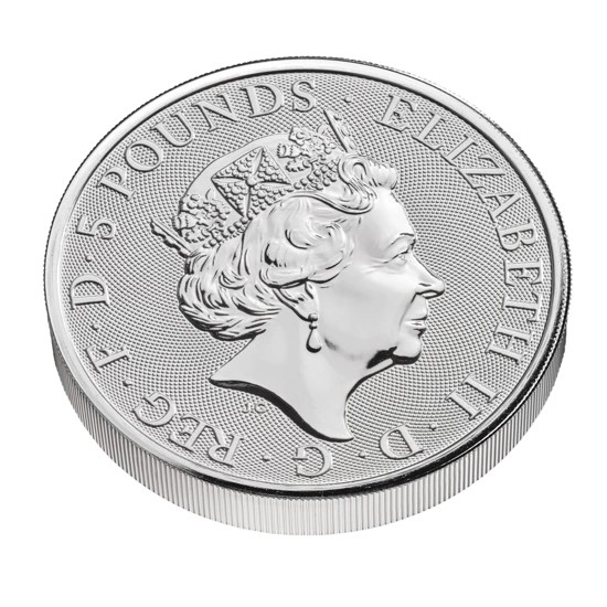 Bestie Królowej: Biały Chart z Richmond 2 uncje Srebra 2021