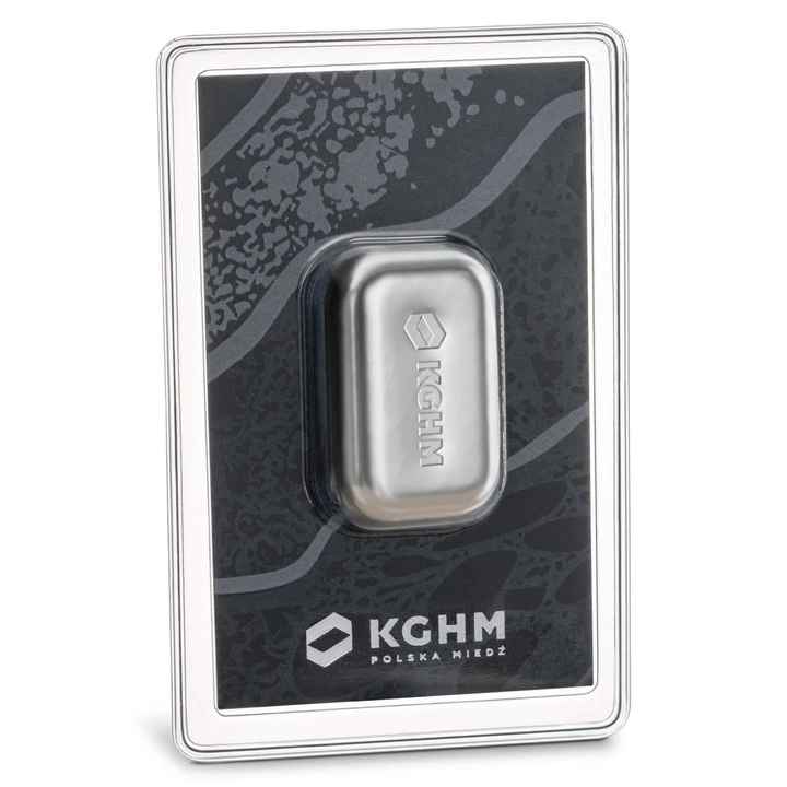 Sztabka KGHM 50 gramów Srebra