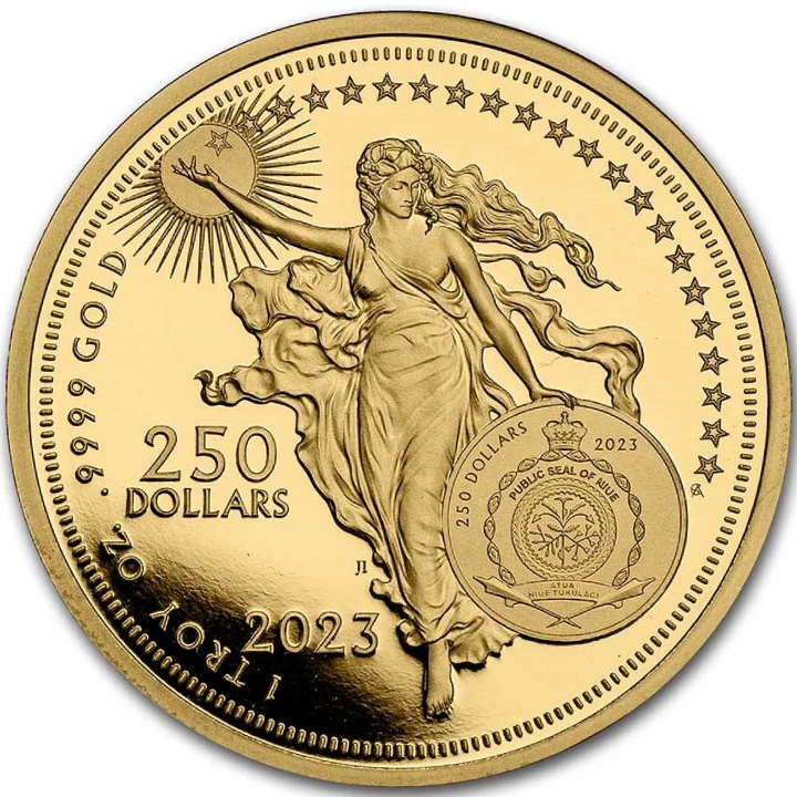 Niue: Icons of Inspiration - Thomas Edison 1 uncja Złota 2023