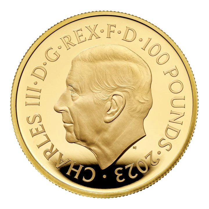 The Royal Tudor Beasts: The Bull of Clarence 1 uncja Złota 2023 Proof