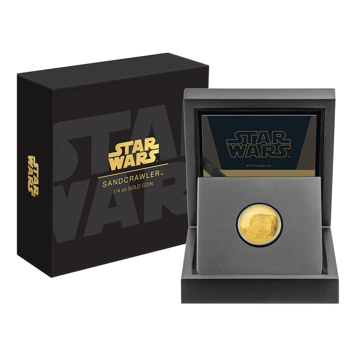 Niue: Star Wars - Sandcrawler 1/4 uncji Złota 2022 Proof