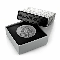 Czad: ERS Ramesses II 2 uncje Srebra 2017 Antiqued Coin