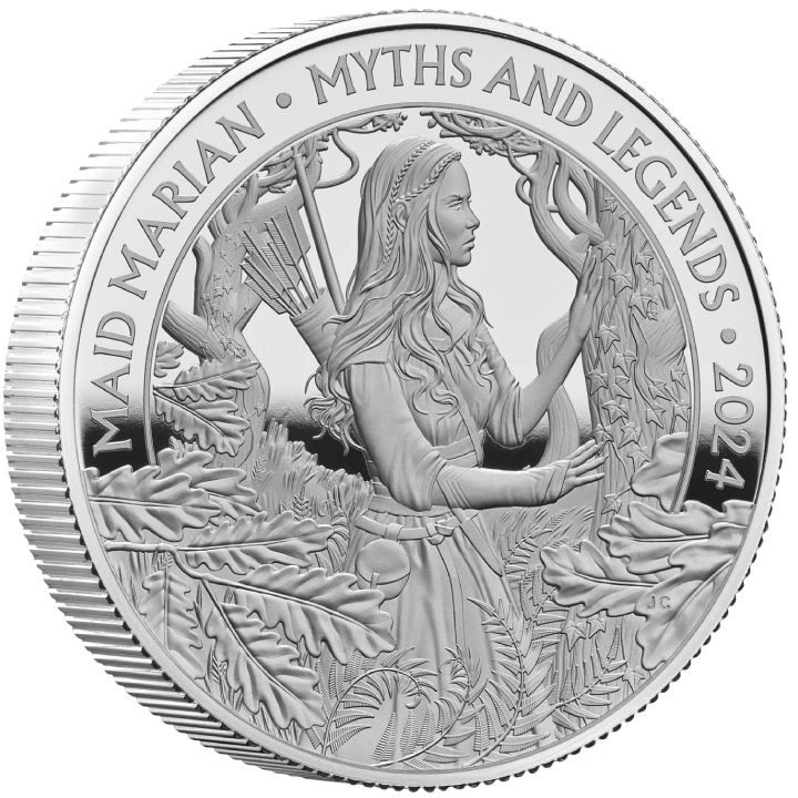 Myths & Legends: Maid Marian 2 uncje Srebra 2024 Proof
