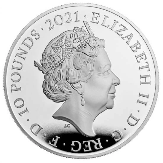 James Bond 007 10 uncji Srebra 2021 Proof Special Issue