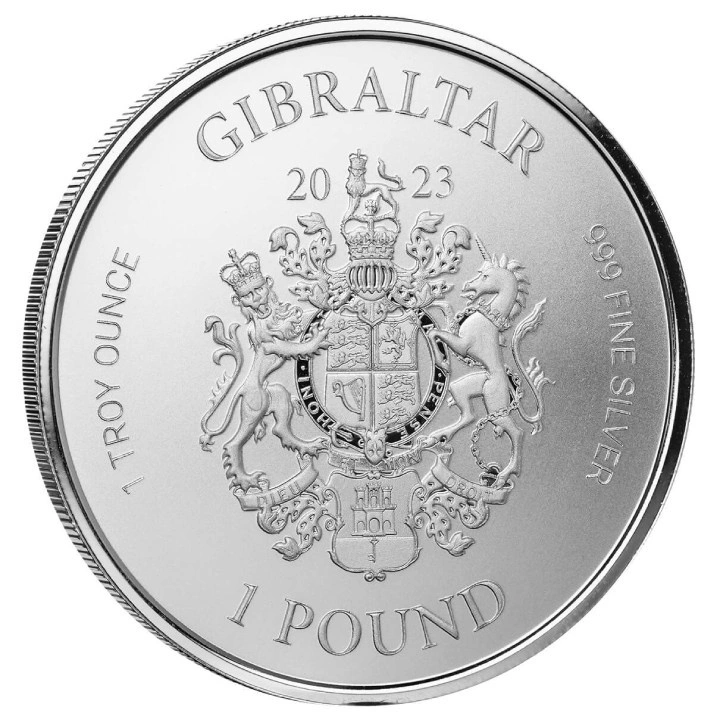 Gibraltar: Lady Justice 1 uncja Srebra 2023 Prooflike - Milkspot