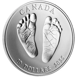 Canada: Welcome to the World $10 Srebro 2025 Reverse Proof