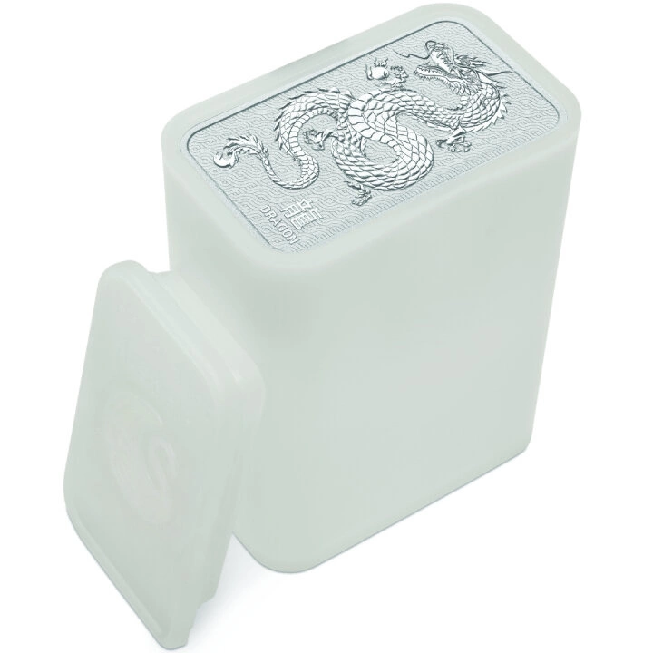 Sztabka The Perth Mint: Lunar - Smok 1 uncja Srebra