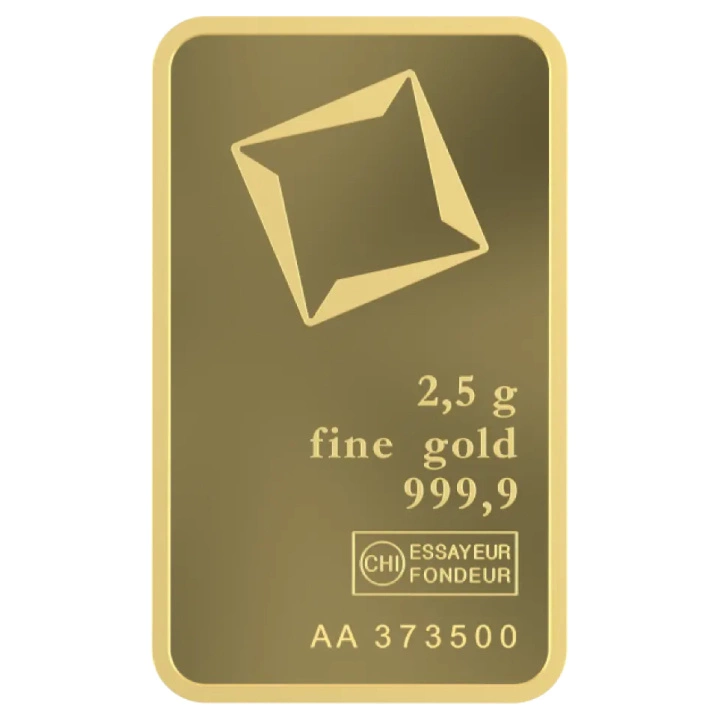 Sztabka Valcambi 2,5 grama Złota