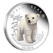 Niedźwiadek Polarny 1/2 uncji Srebra