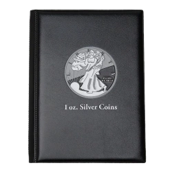 Leuchtturm - Klaser kieszonkowy Route na monety Amerykański Orzeł (czarny)