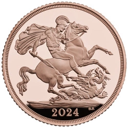 Wielka Brytania: Zestaw 5 monet Suweren 2024 Proof