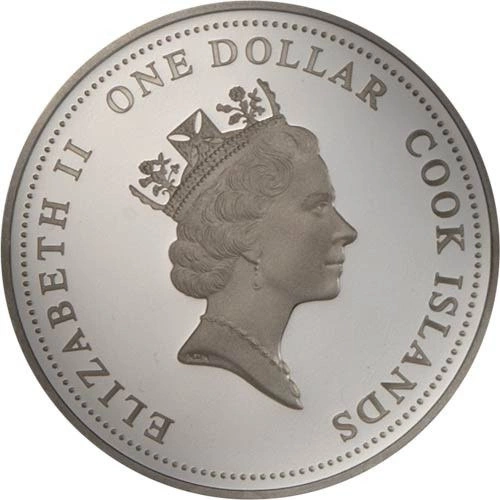 Cook Islands: Jan Paweł II 1 uncja Srebra 2005 Proof