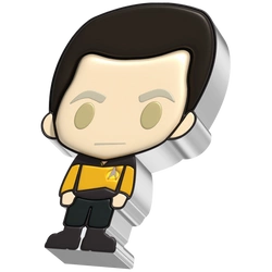 Niue: Star Trek - Data Chibi Coin kolorowany 1 uncja Srebra 2022 Proof