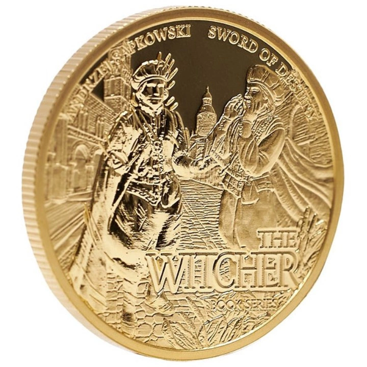 Niue: The Witcher Book Series - Sword of Destiny 1/10 uncji Złota 2022 Proof