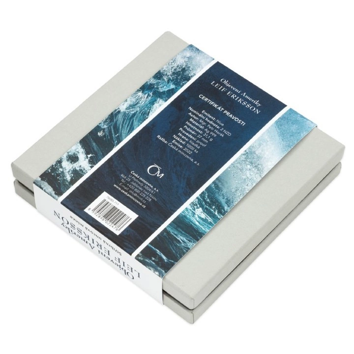 Niue: Discovery of America - Leif Eriksson $2 Srebro 2022 Proof