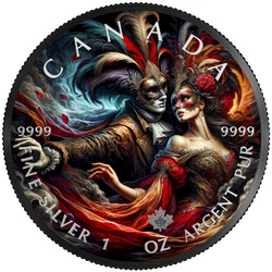 Canada: Carnival kolorowany 1 uncja Srebra 2024