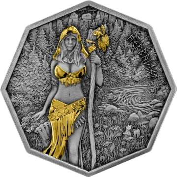 Witchcraft - Herbalist Ritual pozłacany 1 uncja Srebra 2025
