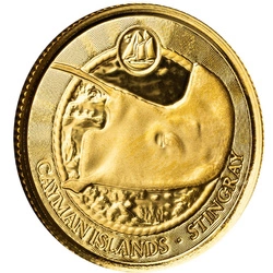 Cayman Islands: Stingray 1/10 uncji Złota 2024 Prooflike