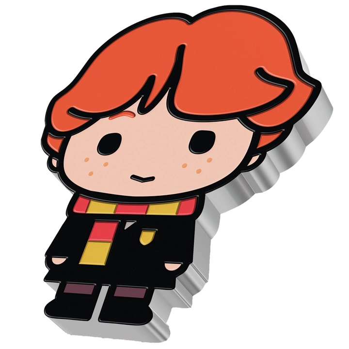 Niue: Harry Potter - Ron Weasley Chibi Coin kolorowany 1 uncja Srebra 2020 Proof