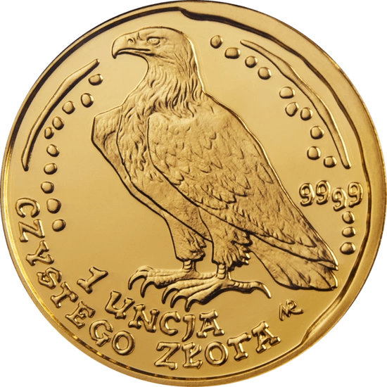 Orzeł Bielik 1 uncja Złota 2016