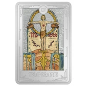 Niue: Tarot Cards - Temperance kolorowany 1 uncja Srebra 2023 Proof