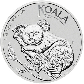 Koala 1000 gramów Srebra 2025
