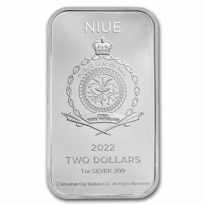 Niue: E.T. kolorowany - 40. rocznica filmu 1 uncja Srebra 2022 Movie Poster Coin Slab