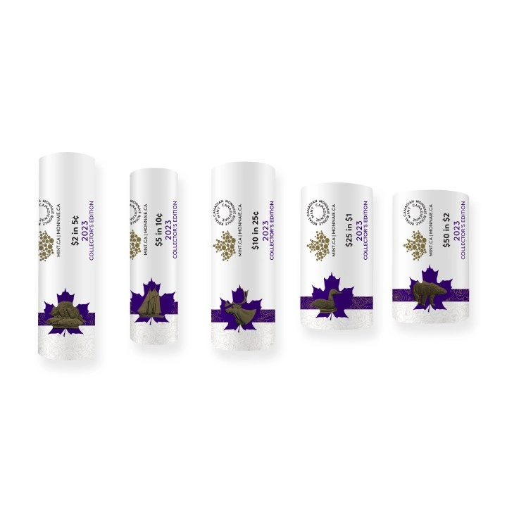 Zestaw Canada: Collector's Edition - Queen Elizabeth II 5 x Wrap Roll 2023