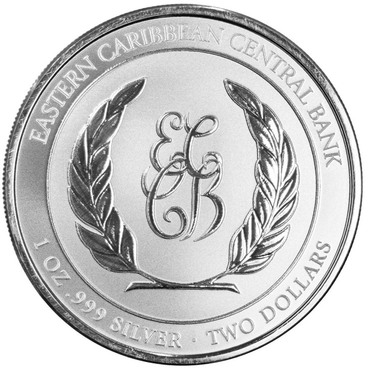 Dominica: Coat of Arms kolorowane 1 uncja Srebra 2024 Proof