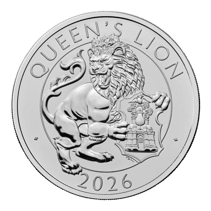 The Royal Tudor Beasts: The Queen’s Lion £5 Miedzionikiel 2026