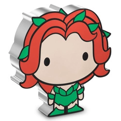 Niue: DC - Chibi 'Poison Ivy' kolorowana 1 uncja Srebra 2024 Proof
