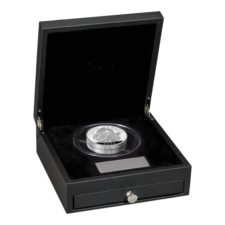 The Royal Tudor Beasts: The Tudor Dragon 10 uncji Srebra 2024 Proof
